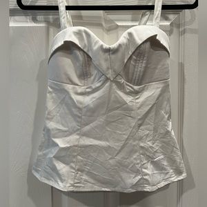 Vixen by Micheline Pitt white maneater top size small